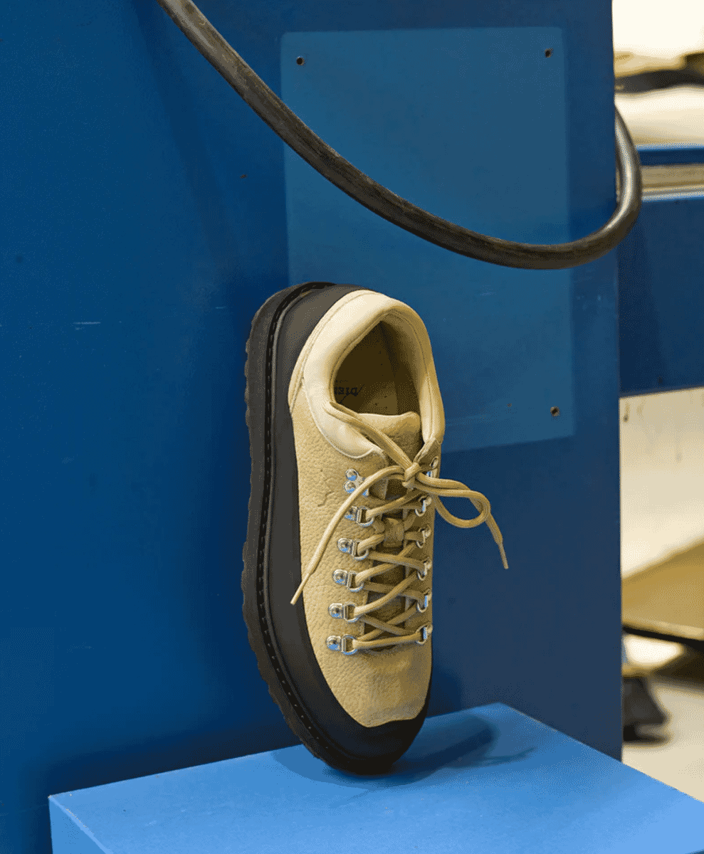 Sleek Diemme boots with technical hiking-style laces.