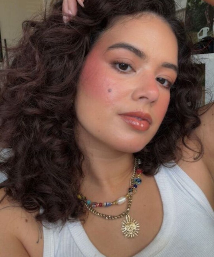 Steph Alleva Cornell with a natural makeup look.