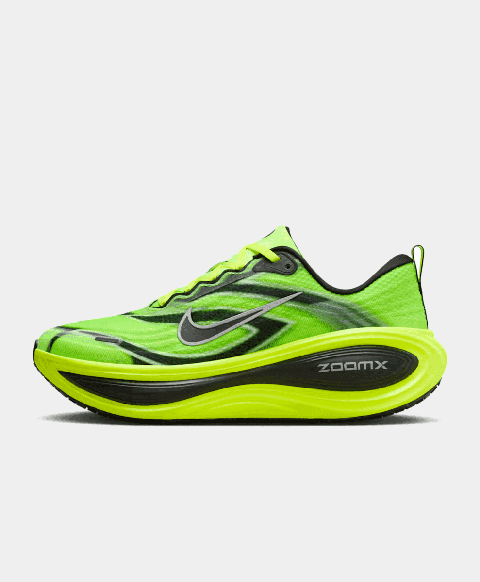 Nike Vomero Plus showing midfoot support and mesh upper