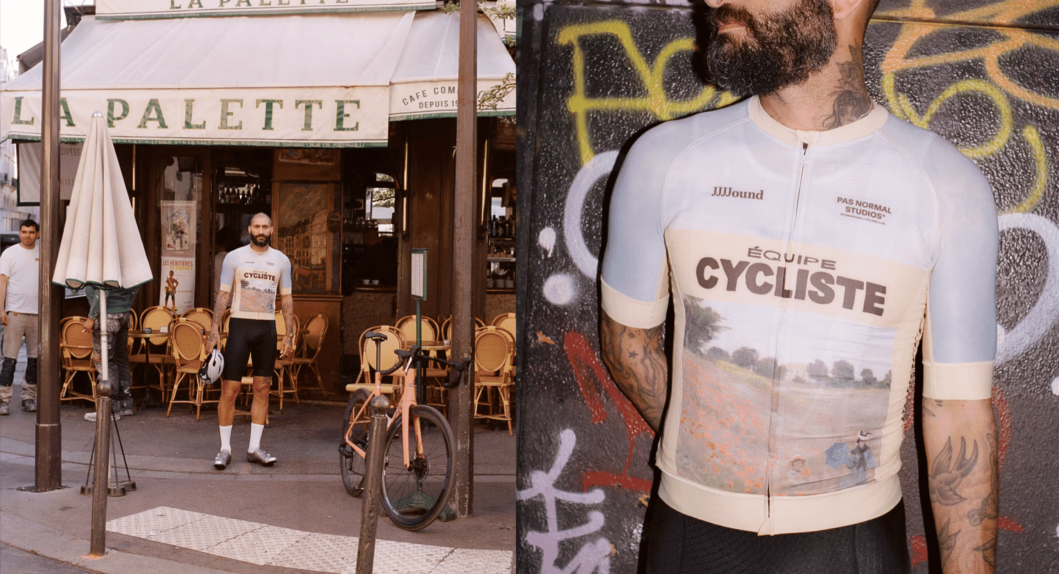JJJJound x Pas Normal Studios Minimalist Cycling Gear