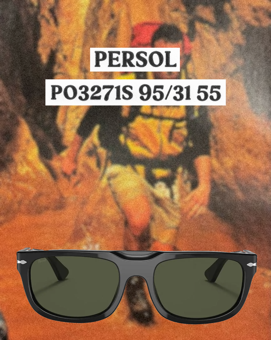 Detailed shot of retro-style sunglasses with expressive gradient lens tints.