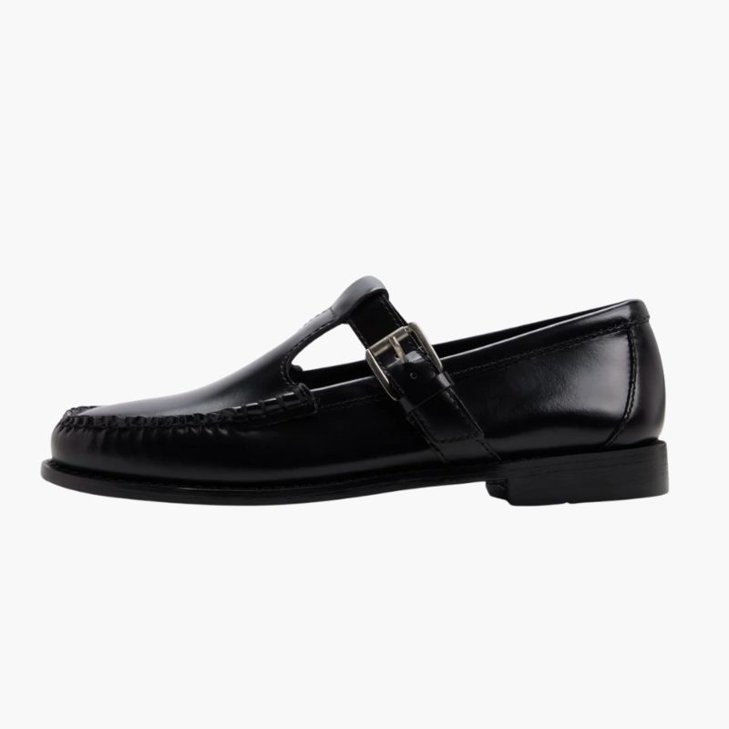 G.H. Bass Mary Jane Weejuns with a durable sole and classic buckle strap.