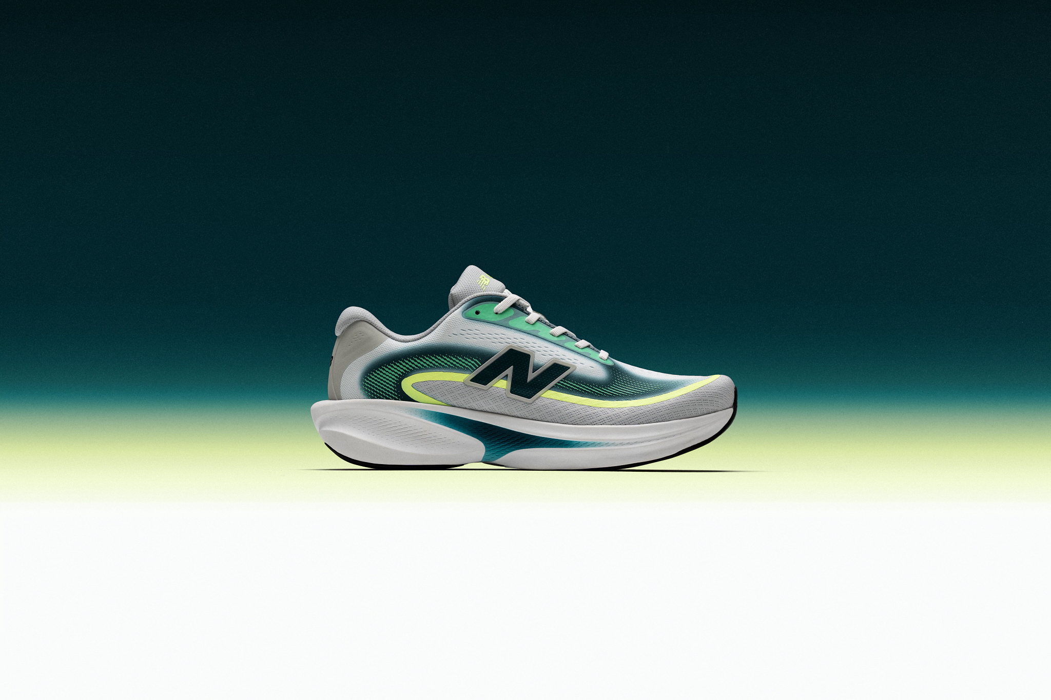 A lifestyle shot of a runner wearing New Balance Ellipse walking in an urban setting.