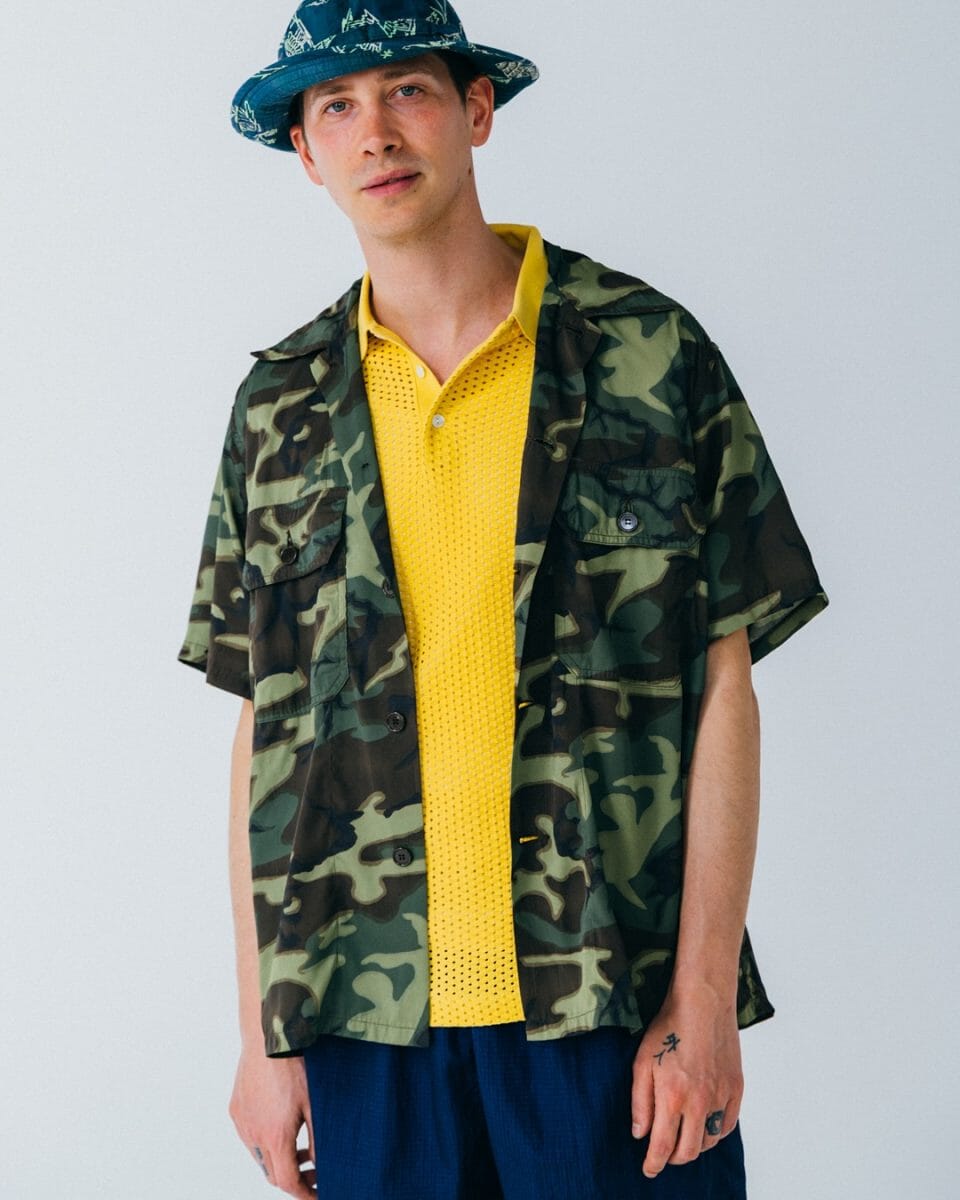 BEAMS PLUS lookbook shot featuring classic American-inspired tailoring.