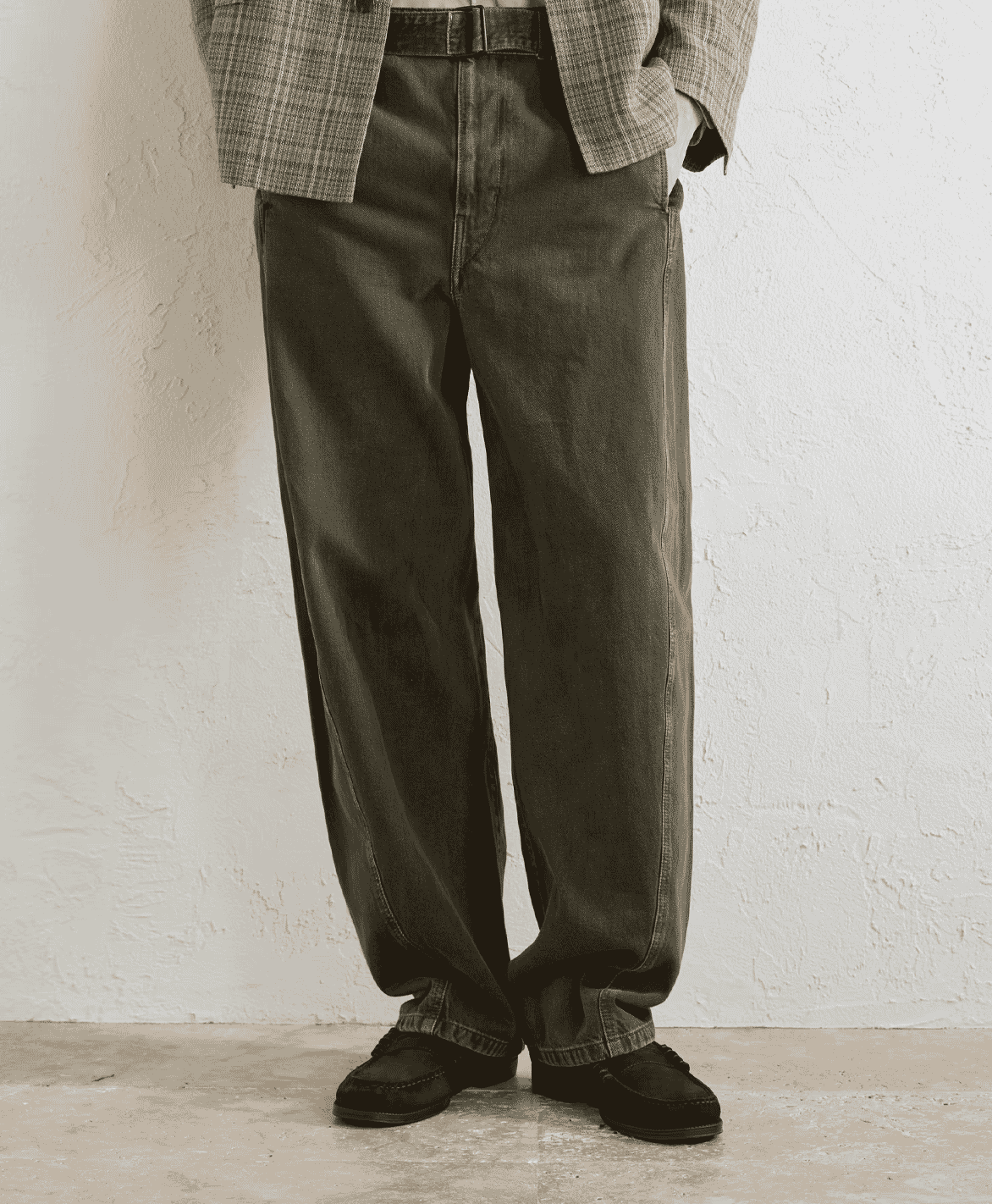 G.H. Bass Easy Weejuns Larson suede penny loafers in a rich brown texture.