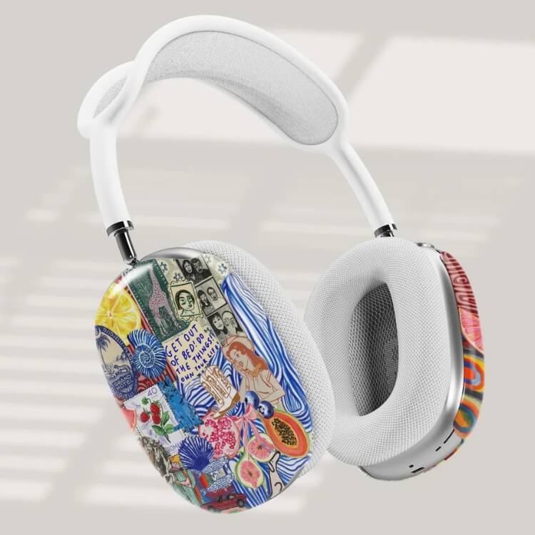 Custom decorative covers for AirPod Max headphones