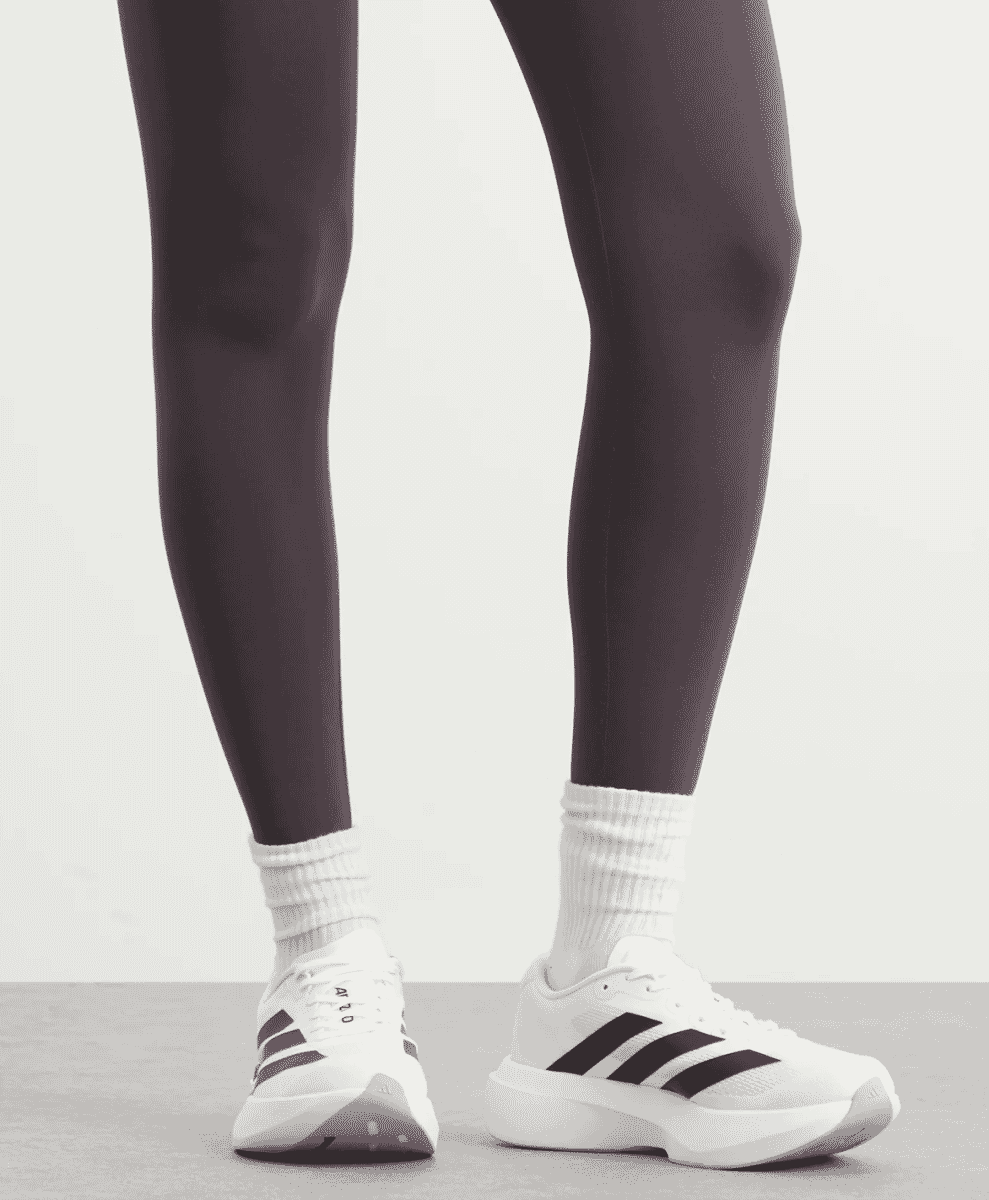 Action shot of the Adidas Adizero Evo SL in motion