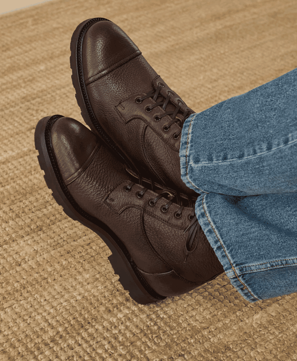 Velasca Lustrafer Goodyear welted country boots.