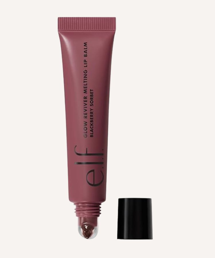 The e.l.f. Glow Reviver Melting Lip Balm tube.