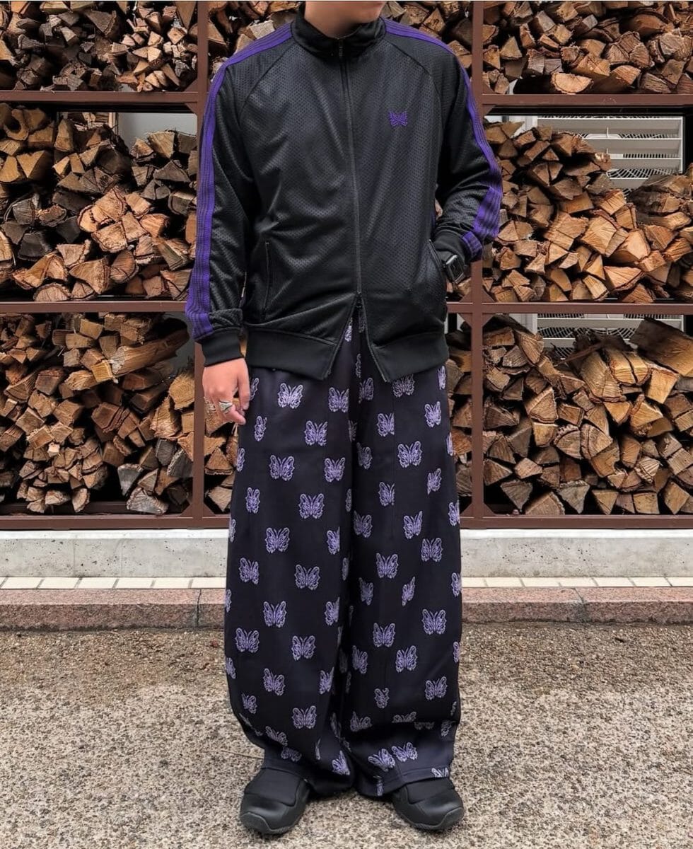 Needles track jacket and pants featuring the signature butterfly embroidery.