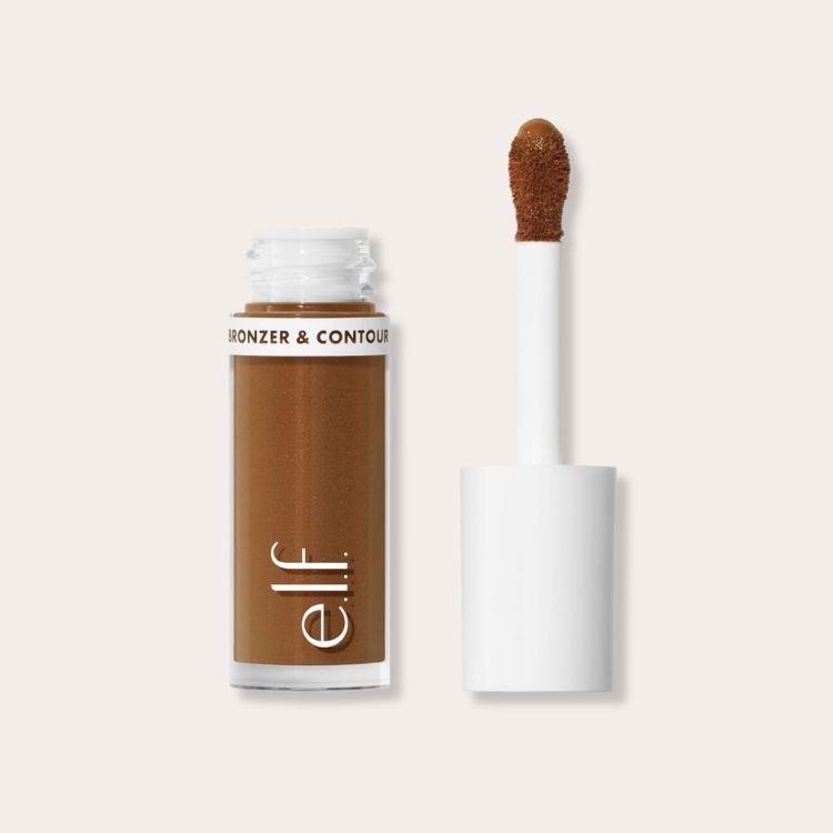 e.l.f. Camo Liquid Bronzer and Contour applicator.
