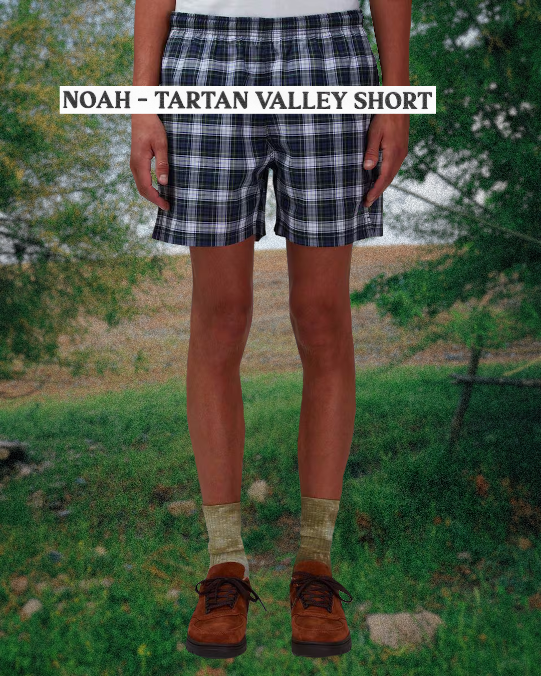 Detailed view of Gramicci G-Shorts highlighting the integrated webbing belt and gusseted crotch.