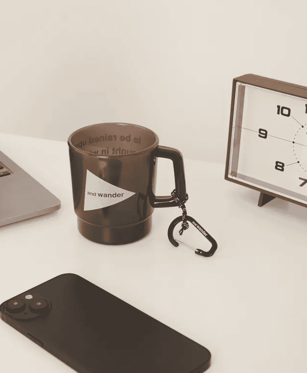 Minimalist And Wander Logo Mug.