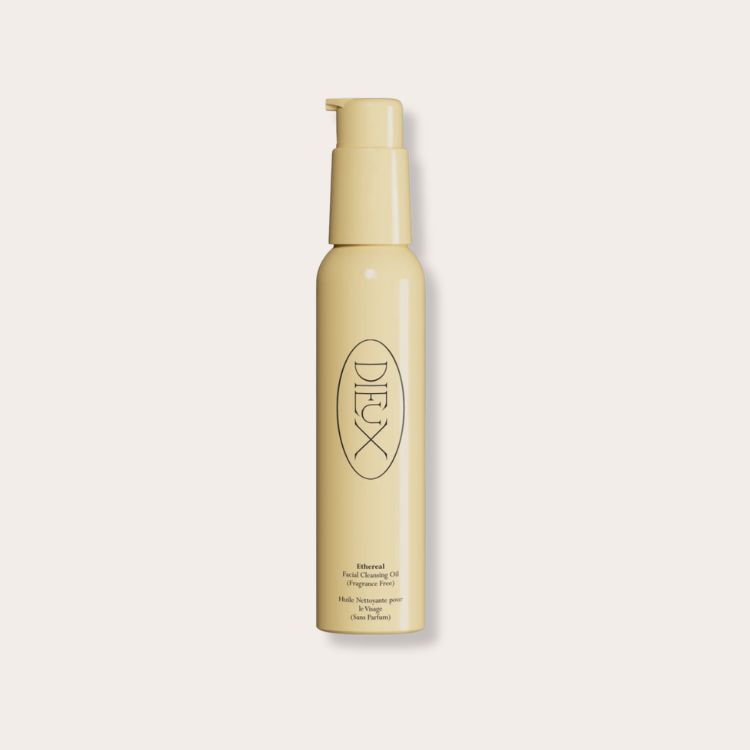 Dieux Ethereal Cleansing Oil bottle.