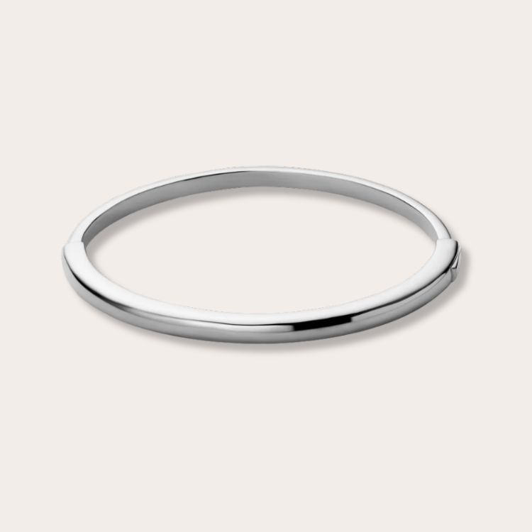 Ana Luisa Brynley Bracelet featuring a modern silver link design.