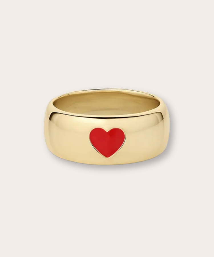 Gorjana Heart Statement Ring.