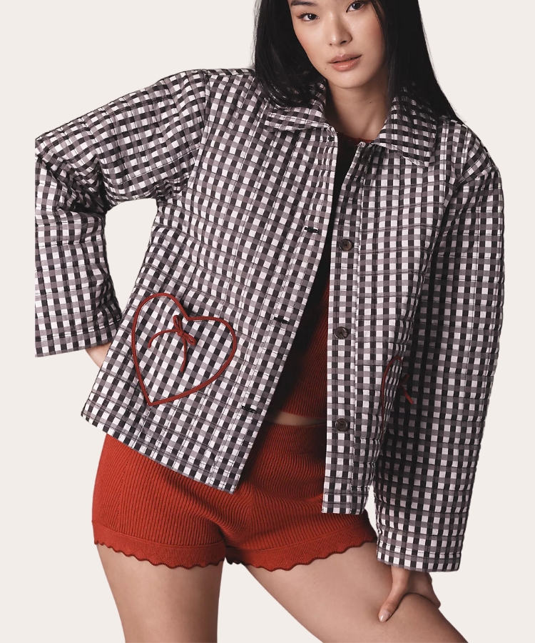 Quilted Heart Jacket by Forever That Girl.