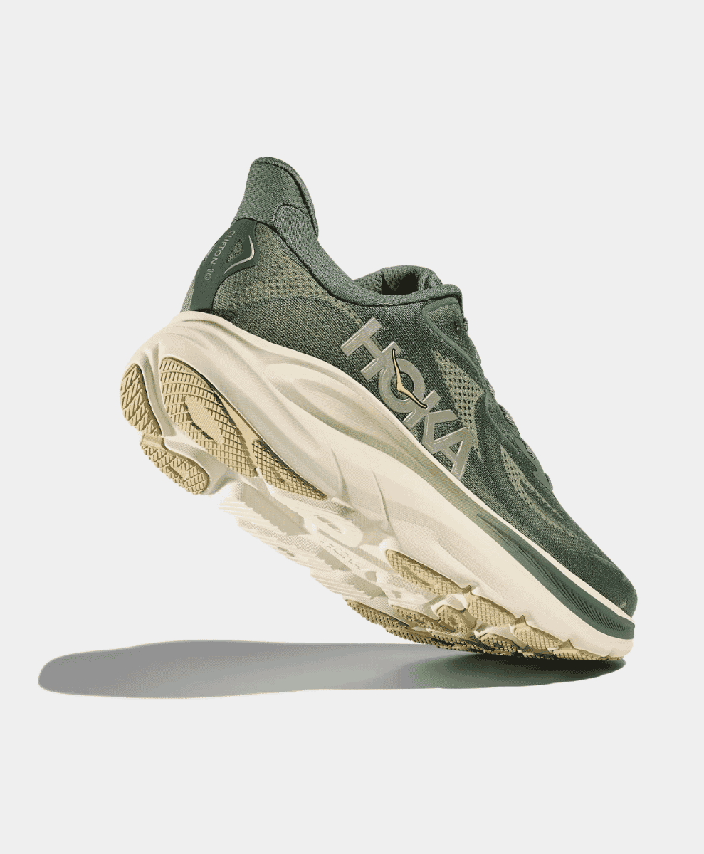 Lateral view of the cushioned HOKA Clifton 10