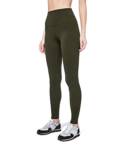 Lululemon Athletica Align Hi-Rise Pant in Olive Green.